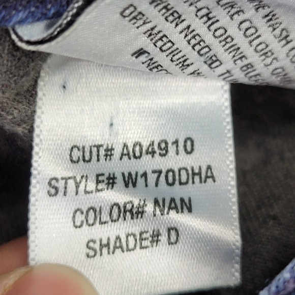 Hudson BootCut Jeans Womens 26 Blue Dark Wash Flap Pocket Made in USA - Picture 7 of 14